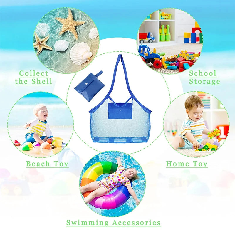 Children Sand Away Portable Mesh Bag