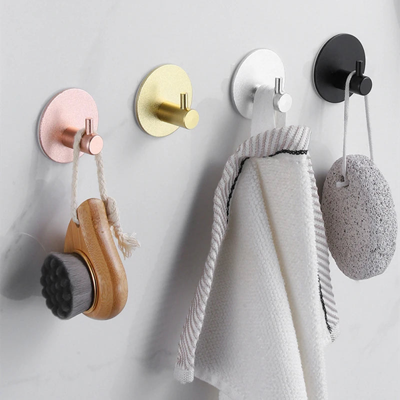 Adhesive Wall Hooks Towel Holder