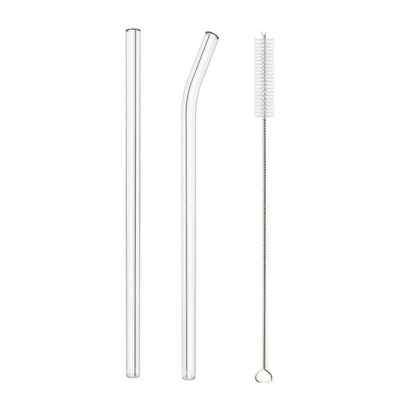 Reusable Glass Smoothie Straw