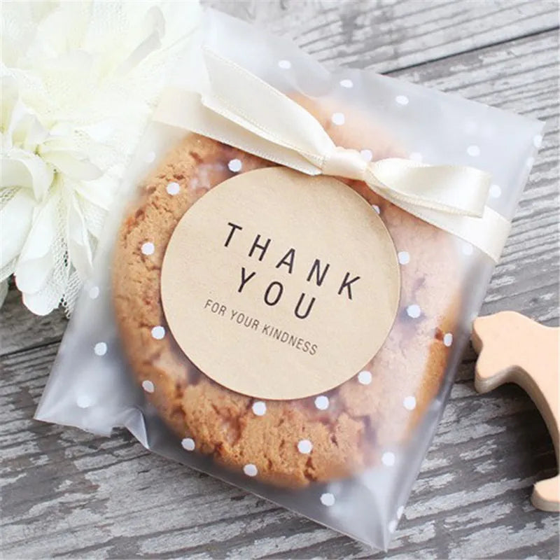 Translucent Dots Cookie Packaging Bags