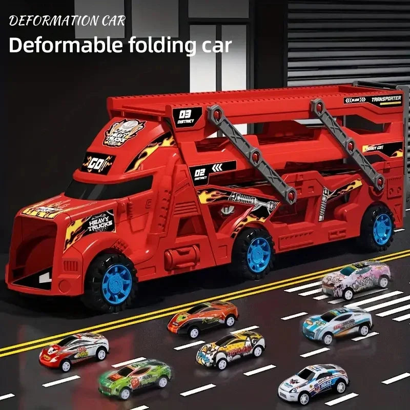 Large Kid Truck Deformation Transporter Toy