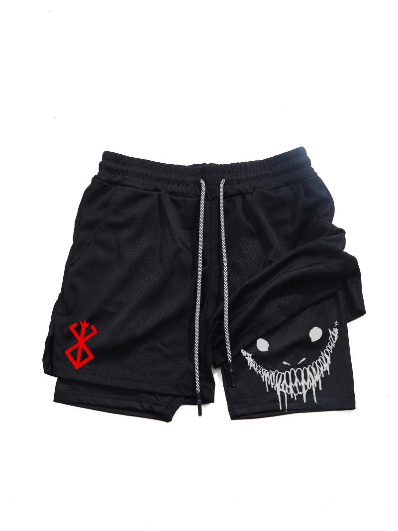 Men's 2-in-1 Sports Shorts