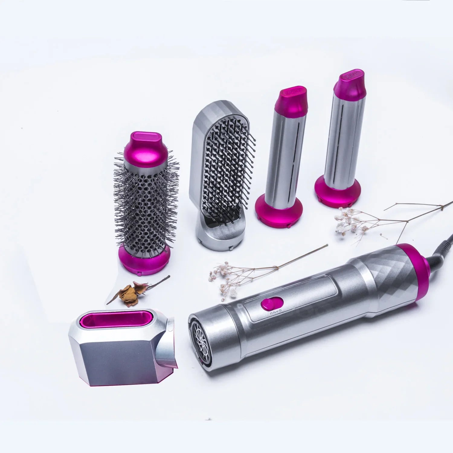 Multifunctional 5 in 1 Hot Air Comb Multi head Automatic Hair Curler B