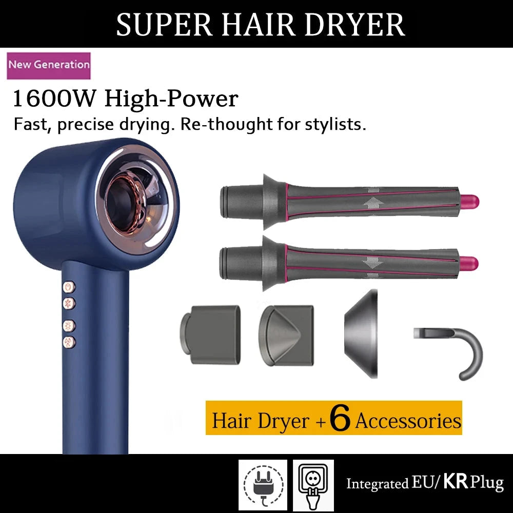 Super Hair Dryer 220V Leafless Hair dryer Personal Hair Care Styling Negative Ion Tool Constant Anion Electric Hair Dryers