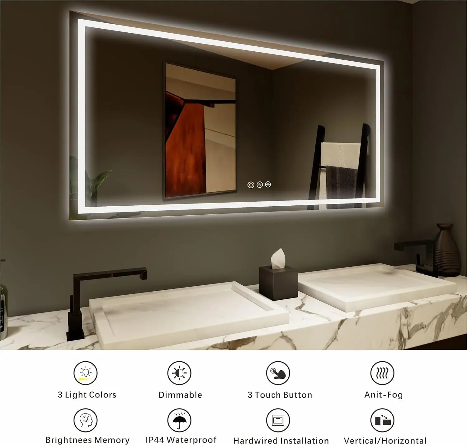 LED Mirror for Bathroom