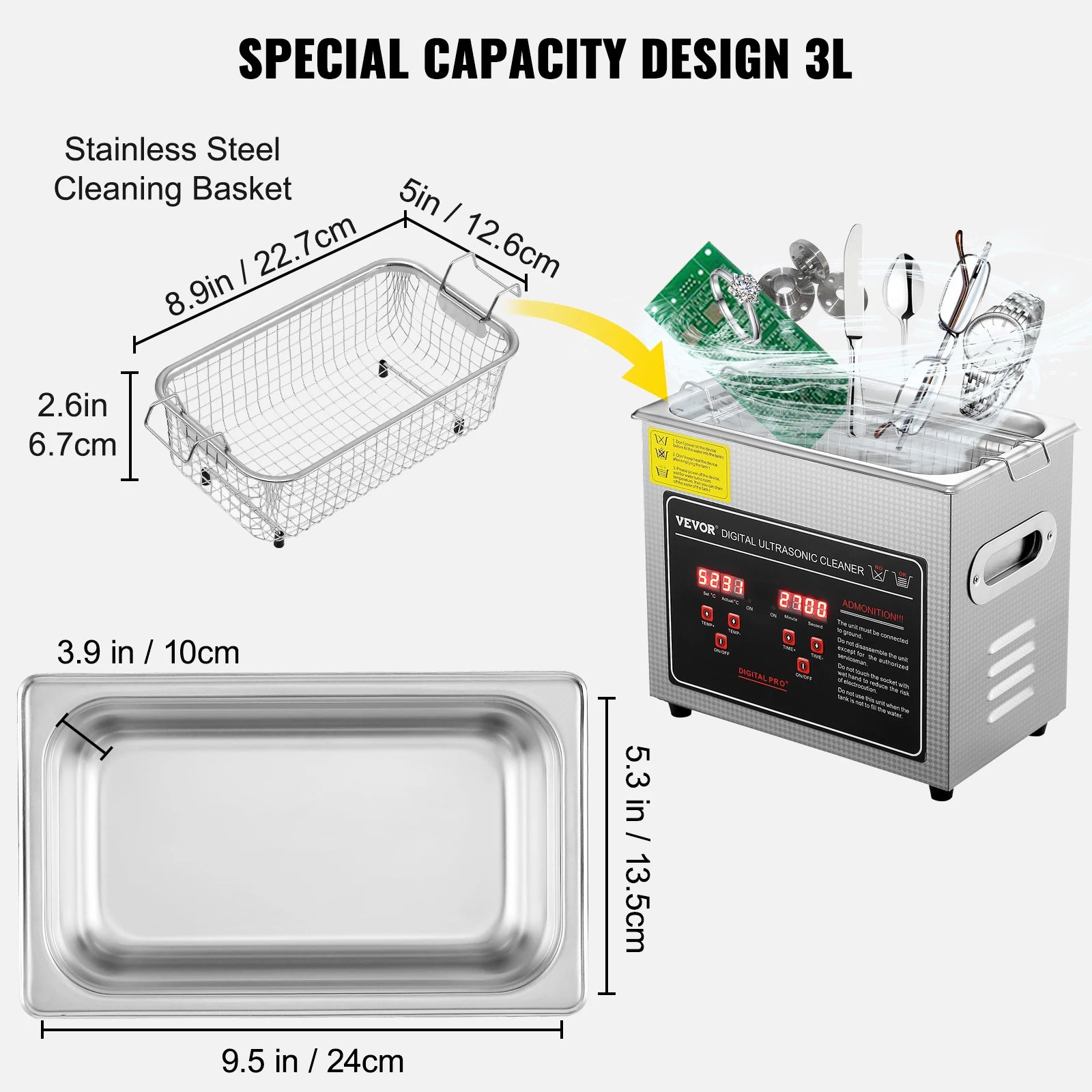 Ultrasonic Cleaner Stainless Steel