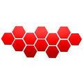 Hexagon Acrylic Mirror Wall Stickers