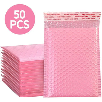 Pink Poly Bubble Mailers