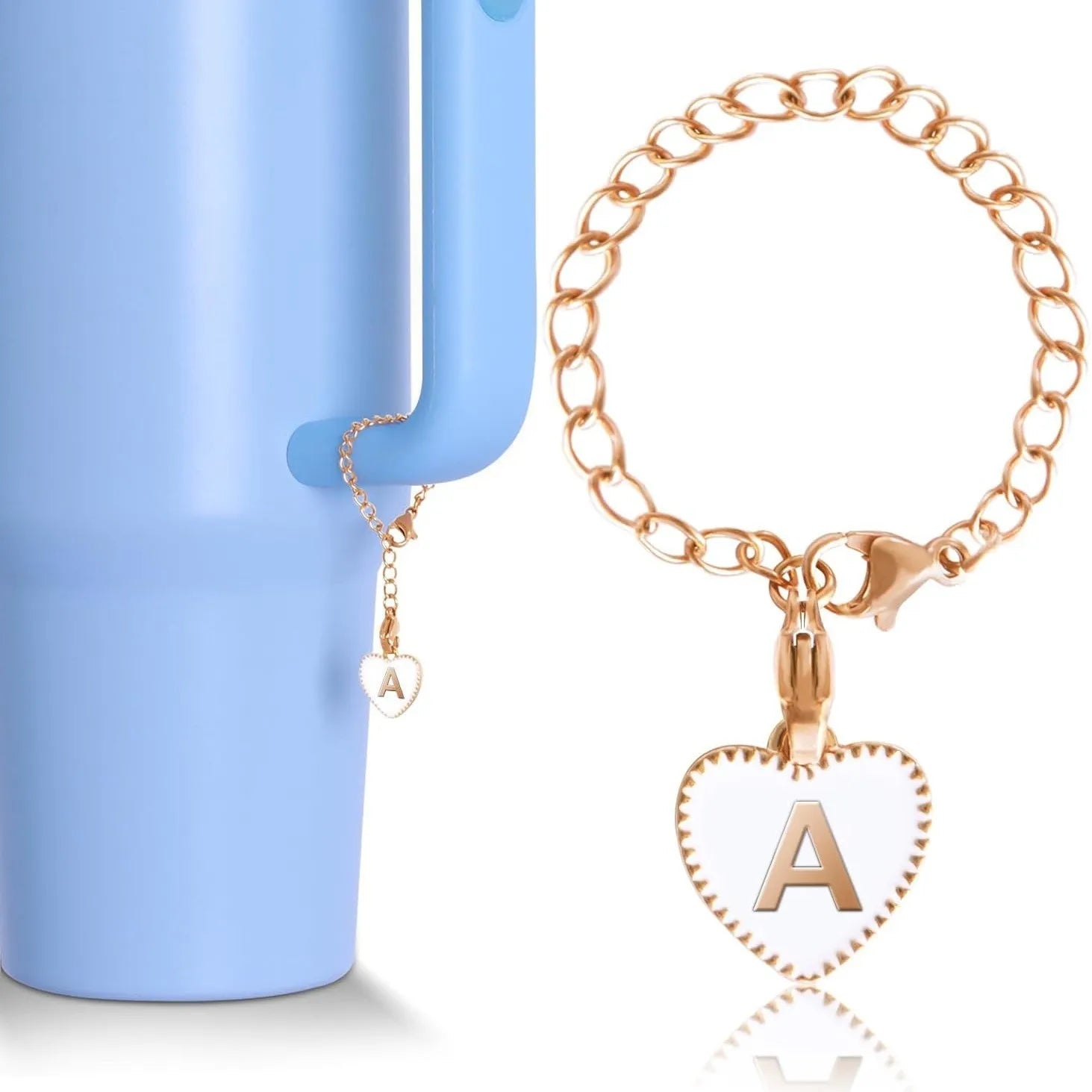 Luxurious Letter Charm Accessories for Stanley Cup