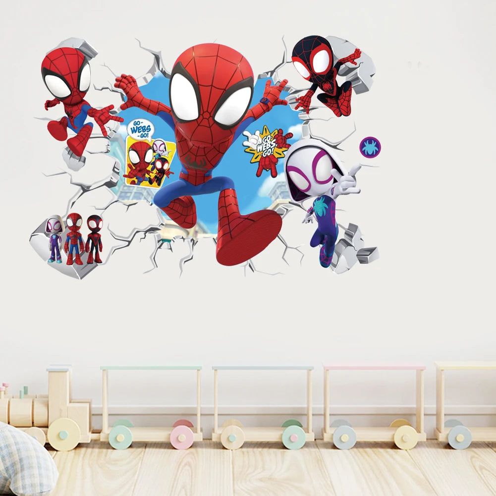  Mini Spiderman Wall Stickers