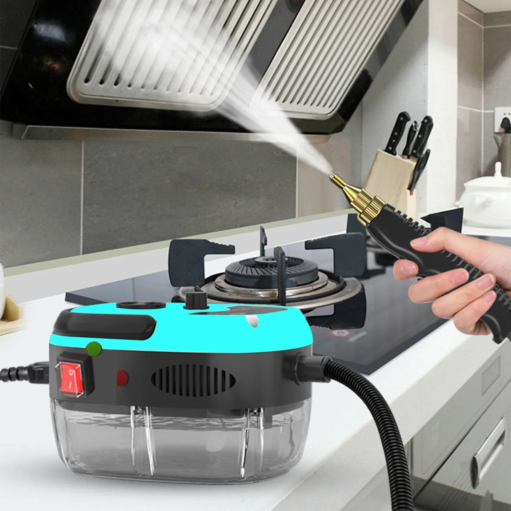 Steam Cleaner High Pressure and Temperature Sterilization Handhled Household Air Conditioner Kitchen Hood Car Washer for home