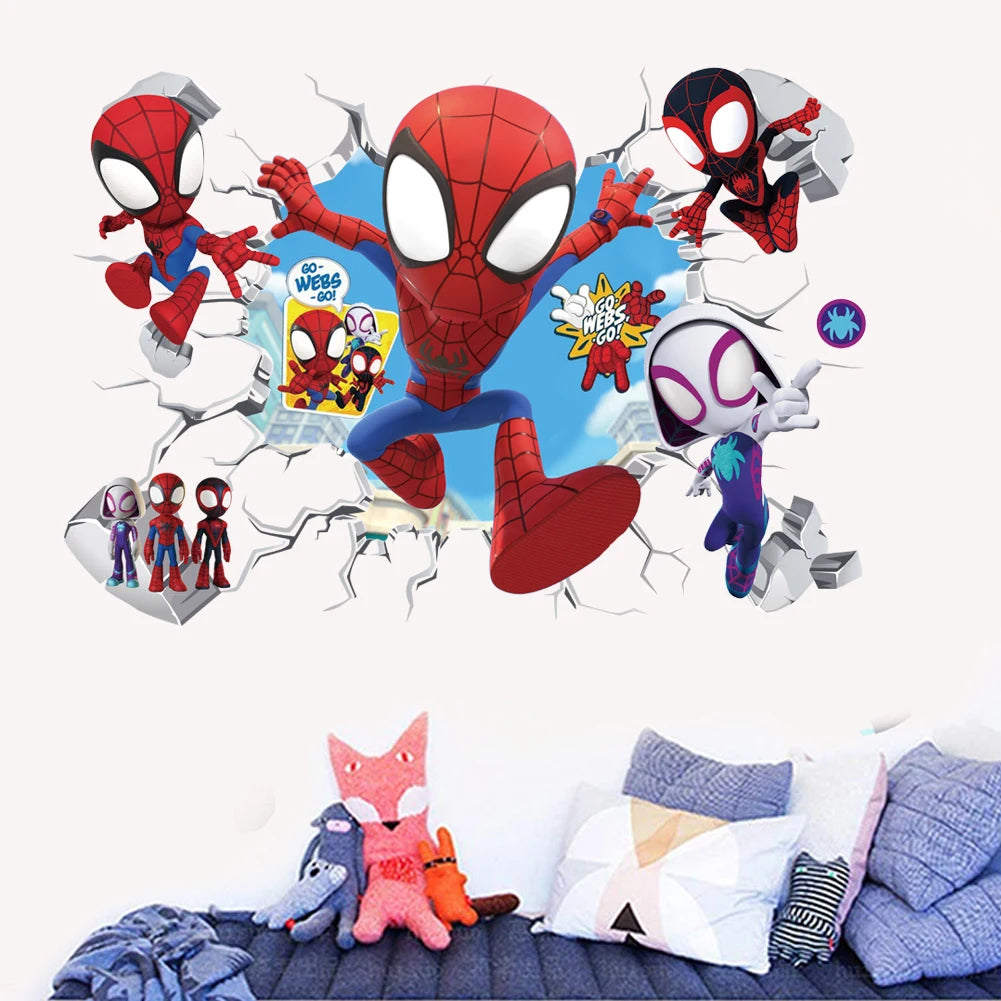  Mini Spiderman Wall Stickers