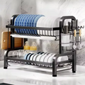  2-Tier Compact Dish Drying Rack