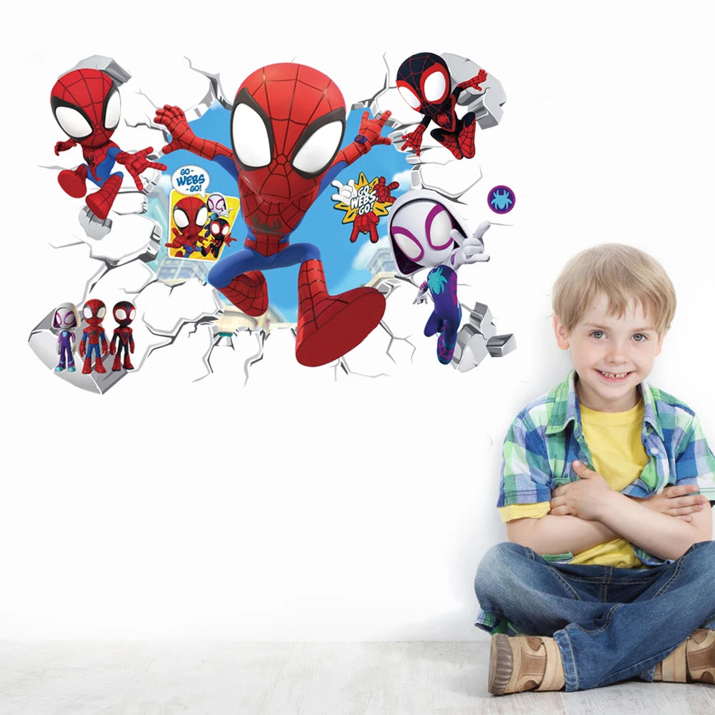  Mini Spiderman Wall Stickers