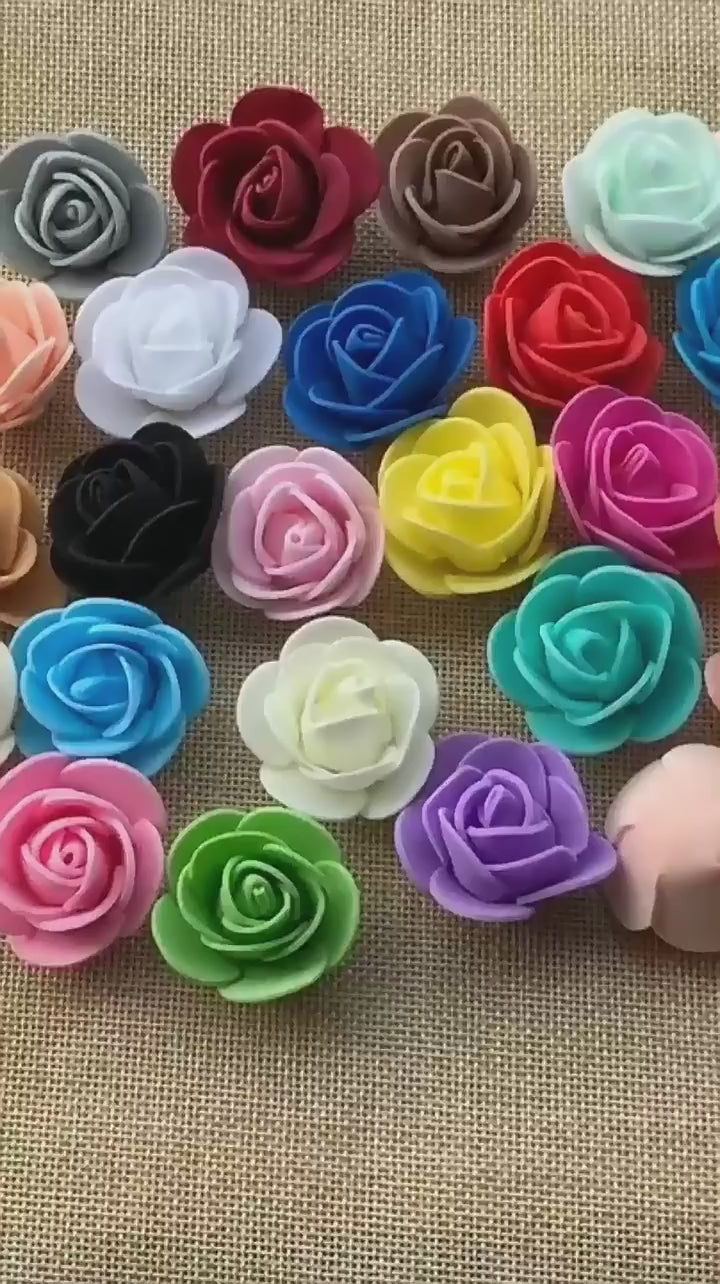 Mini PE Foam Rose Flowers